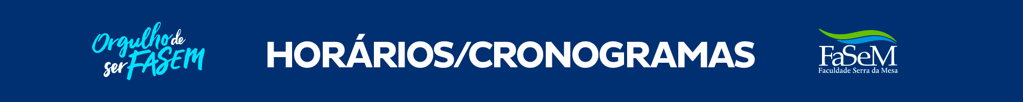 Horários e Cronogramas de Aula